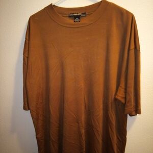 Russell Athletic Brown Silky Short Sleeve Tee